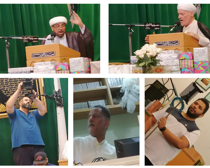 كوادر التصوير في مولد امير المؤمنين عليه السلام - شهر رجب 1440