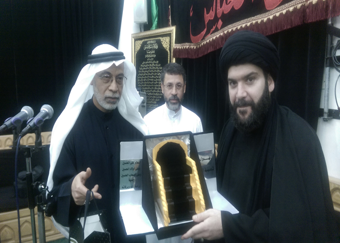 تكريم سماحة السيد عبدالرسول الحسيني 2014