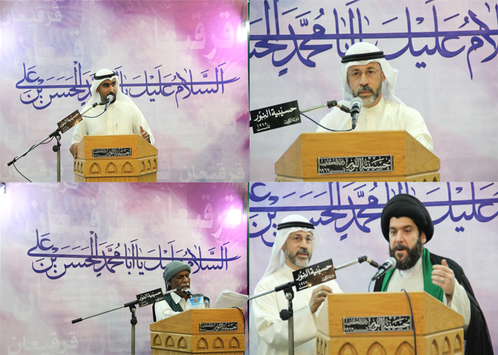 المشاركين بمولد الحسن المجتبى عليه السلام 2016