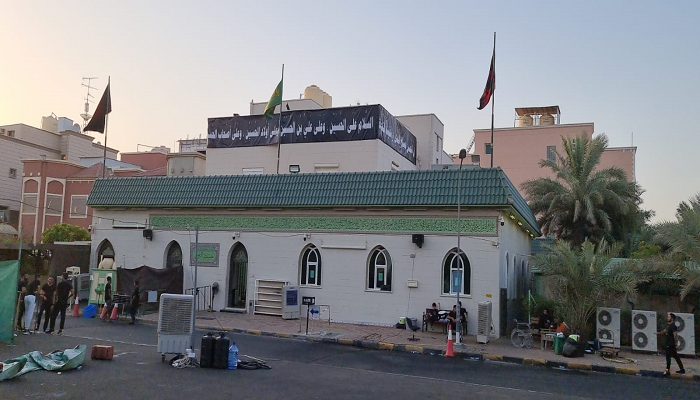 صورة الحسينية قبل المجلس محرم1444