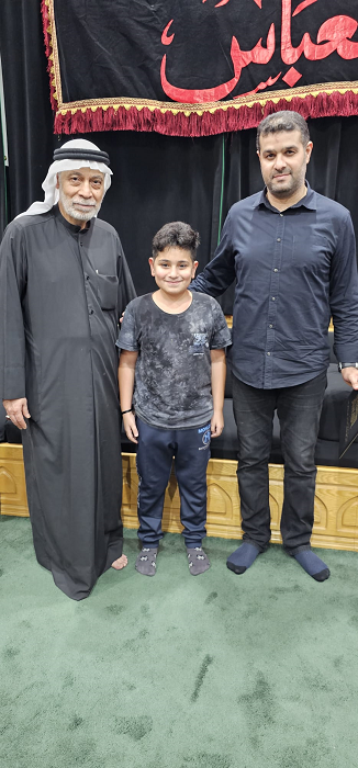 حمزة بوصخر من المعجبين بالرادود السيد هاني الوداعي