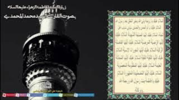 زيارة السيدة فاطمة الزهراء عليها السلام - القارئ سيد محمد المحمدي